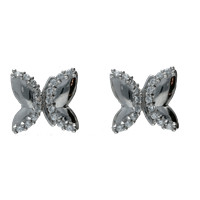 Orecchini Damiata Gioielli Bambino in Oro bianco Zircone 322/6/102/1 - 322/6/102/1